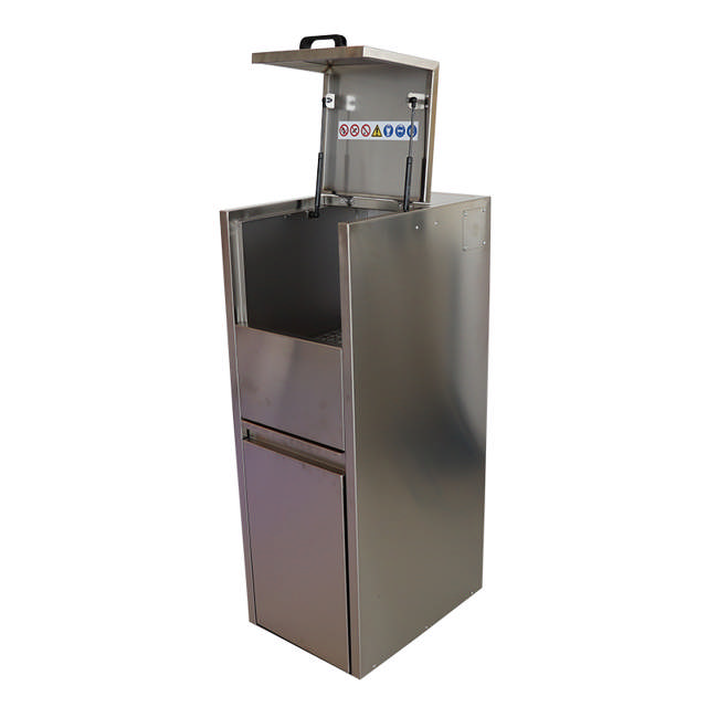 Mały pojemnik na odpady lakiernicze – z jednym pojemnikiem odpływowym do utylizacji farby