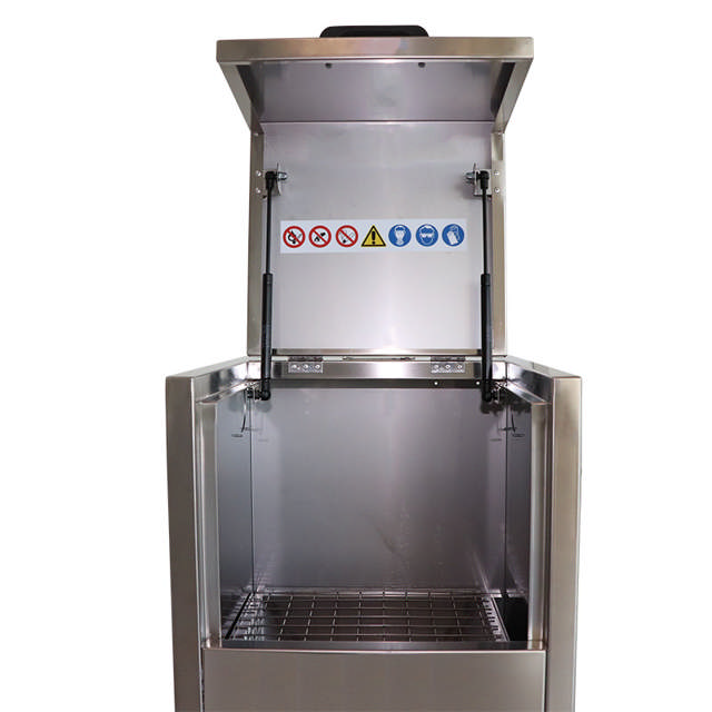 Mały pojemnik na odpady lakiernicze – z jednym pojemnikiem odpływowym do utylizacji farby