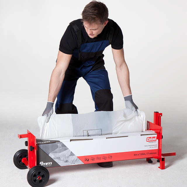 Carrello dispenser per film di mascheratura Smart