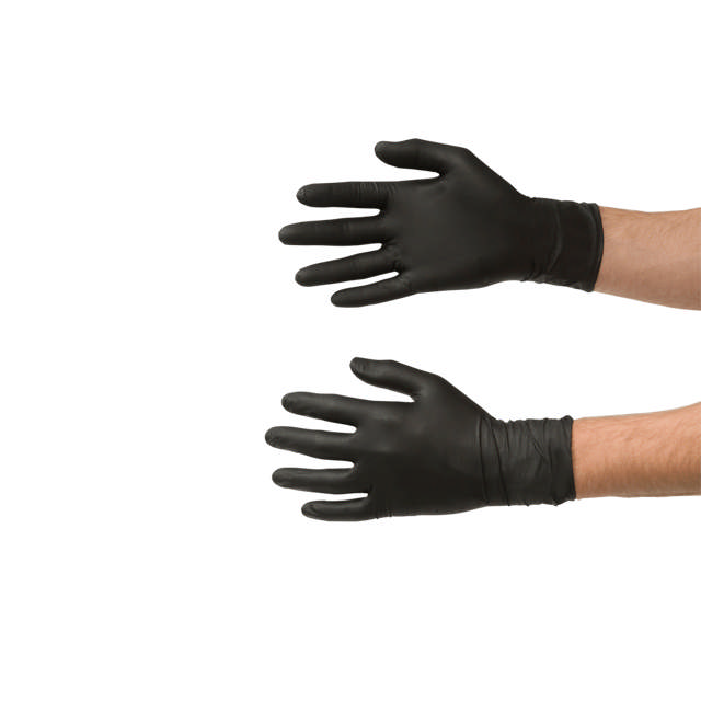 Guantes de nitrilo Negro 60 unidades 