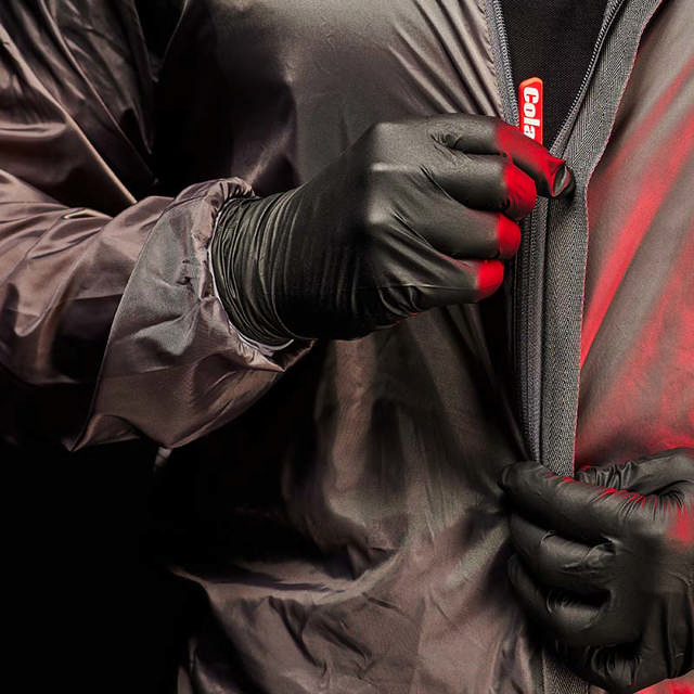 Guantes de nitrilo Negro 60 unidades 