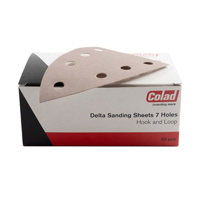 Fogli Delta 7 fori sostenuti con tessuto P180