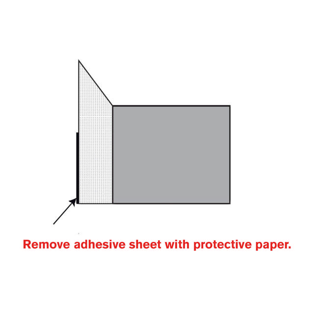 Diagonale Maskeerkleefstrip         