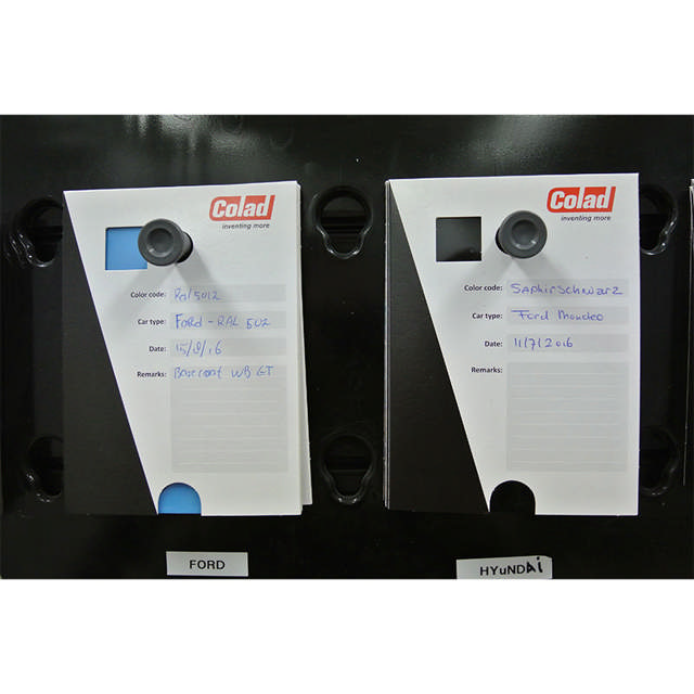 Fundas para Chapas de pruebas de Color