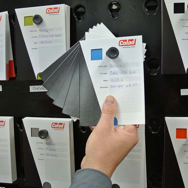 Fundas para Chapas de pruebas de Color