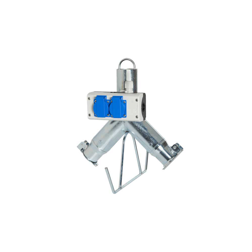 Toma doble con interruptor y enchufe*