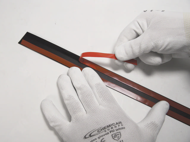 DZB 04 - Double sided tape red 4mm x 10m