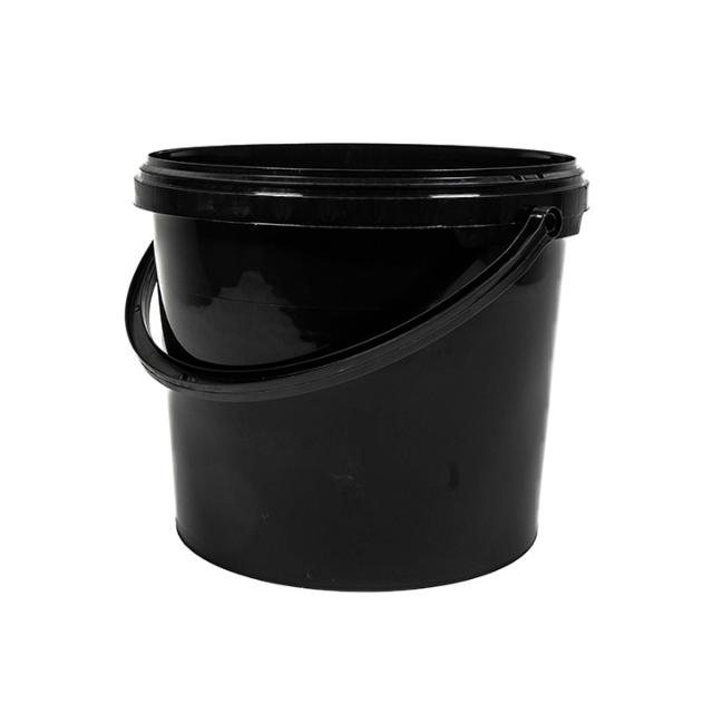 GAD 10000 - Pot de stockage noir avec couvercle 10l 12p.