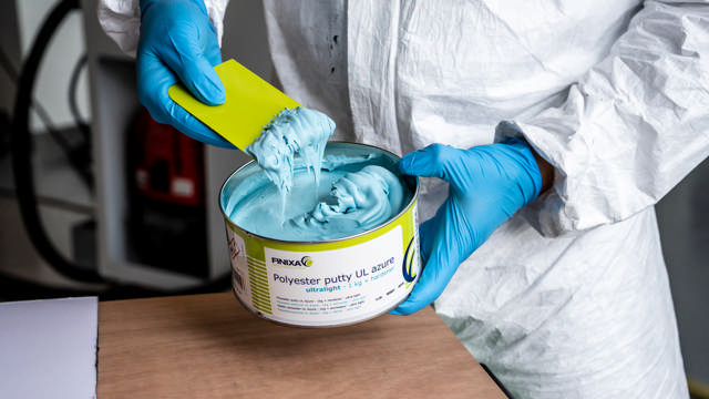 GAP 31 - Polyesterspachtel UL Azure 1kg + Härter - ultra light