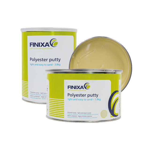 GAP 93 - Mastic polyester - léger et facile a poncer - 3.8kg