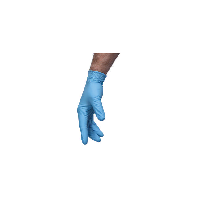 GCN - Guantes desechables de nitrilo azul - 100 udes.