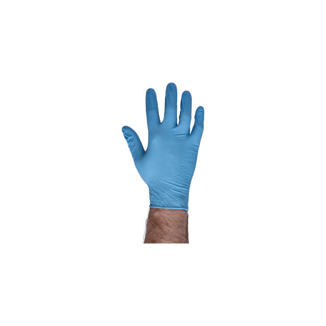 GCN - Guantes desechables de nitrilo azul - 100 udes.