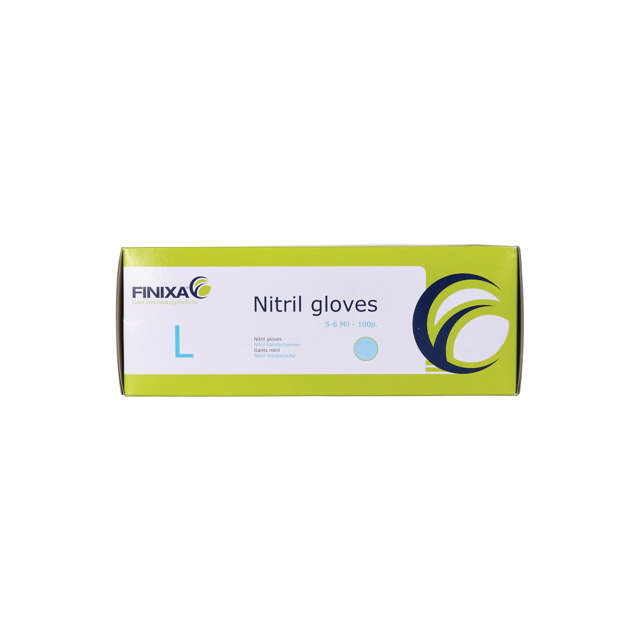 GCN - Guantes desechables de nitrilo azul - 100 udes.