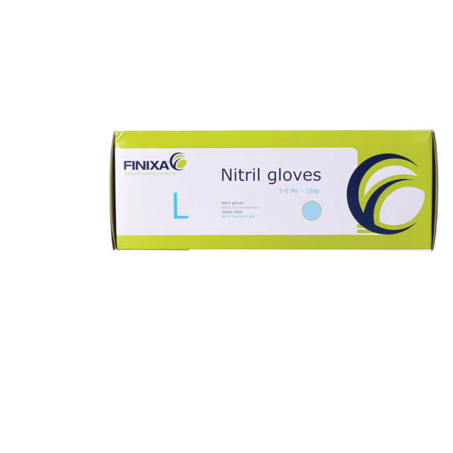 GCN - Guantes desechables de nitrilo azul - 100 udes.