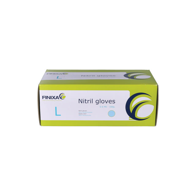 GCN - Guantes desechables de nitrilo azul - 100 udes.