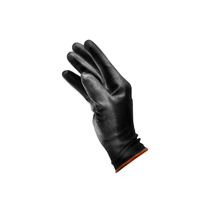 GLL - Assembly gloves PU black - 12 pairs