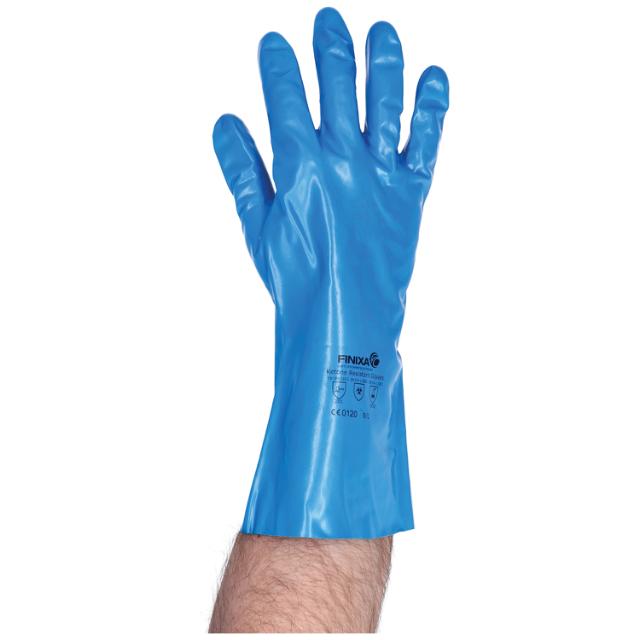 GLQ - Guantes de nitrilo caucho azul - 1 par