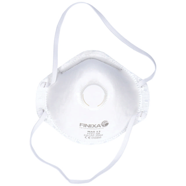 MAS 12 - Mascarilla antipolvo P2 con válvula - 15udes.