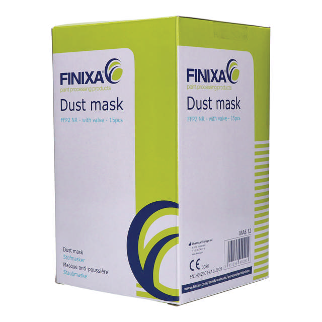 MAS 12 - Mascarilla antipolvo P2 con válvula - 15udes.