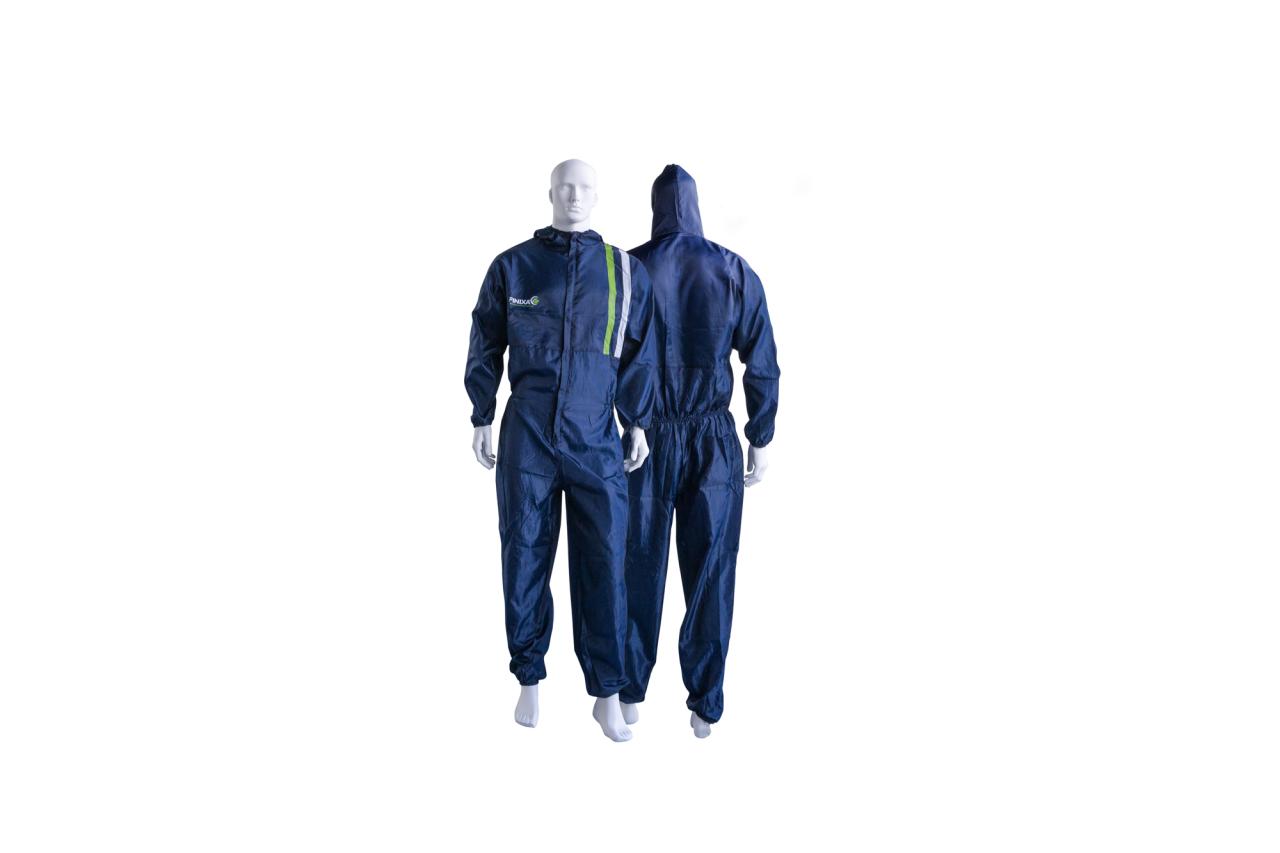 NSC - Polyester spray overall blue