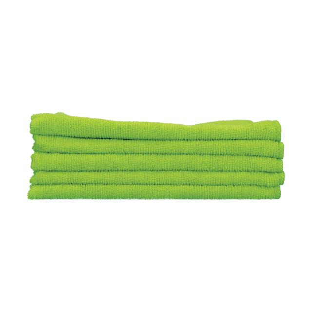 POL 40 - Chiffon microfibre vert 40x40cm 5p.