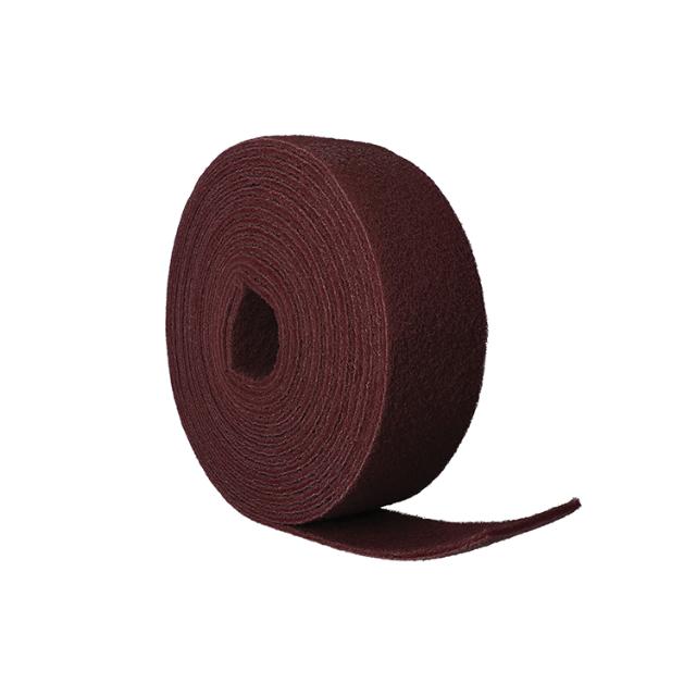 SBR 10 - Scuff rolls extra fine - red - 100mm x 10m