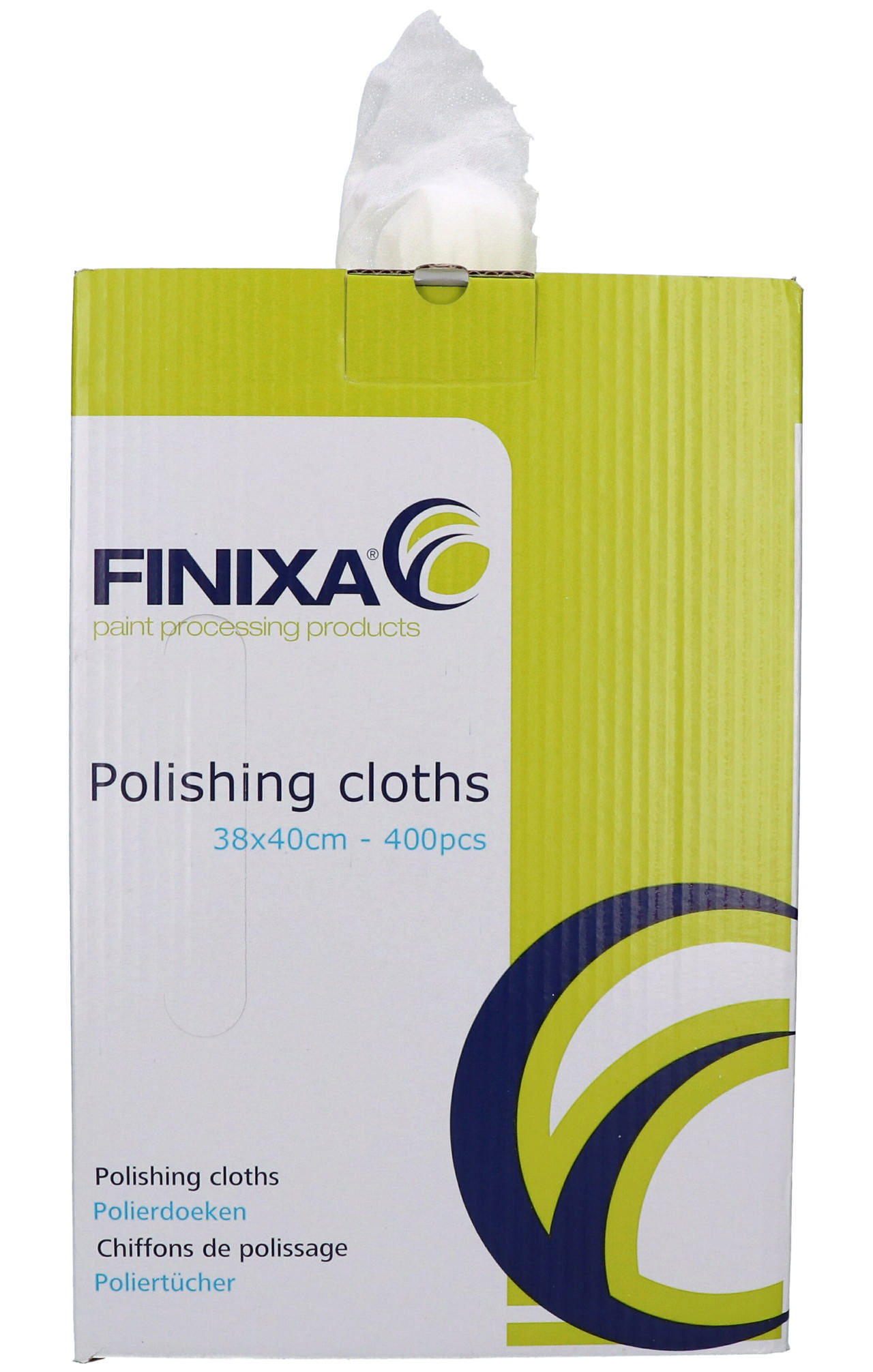 SOF 11 - Polishing cloths 380mm x 400mm in dispenser box 400p.
