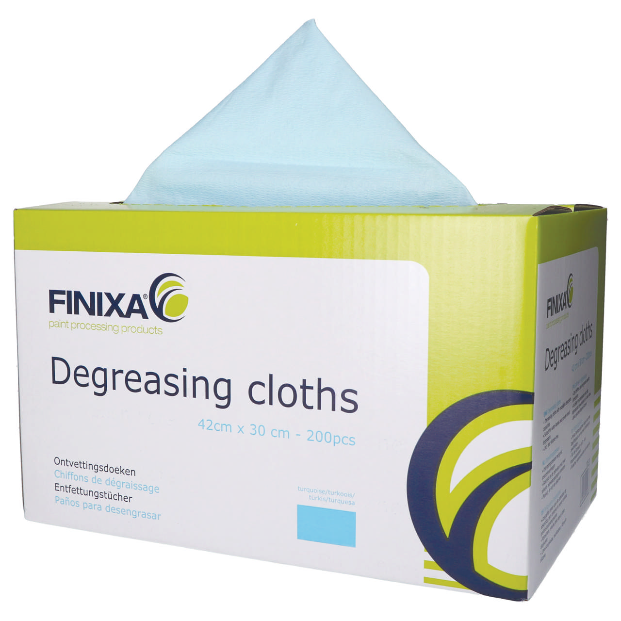 SOF 20 - Degreasing cloths turquoise 42 x 30cm 200p.