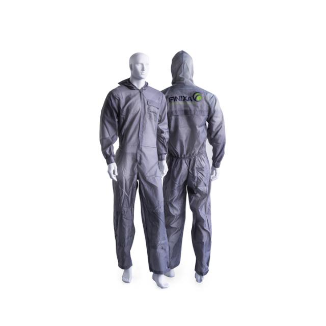 SOG - Polyester spray overall grey knee protection