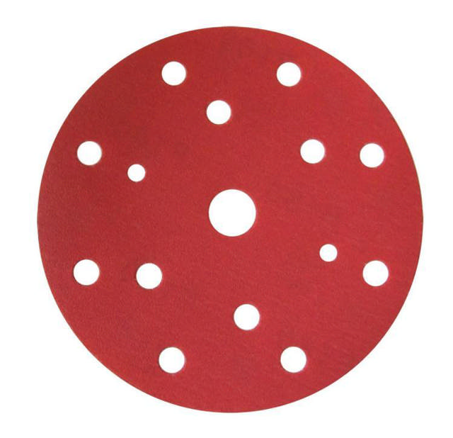 SPDA 0040 - Disco abrasivo rojo Ø150mm - 15 Agujeros  P40  50 udes.