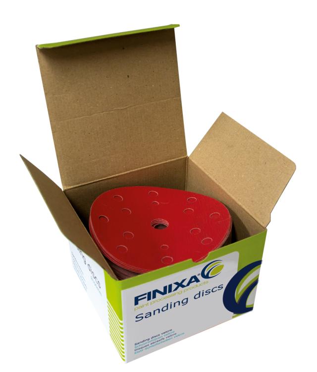 SPDA 0040 - Disques abrasifs rouge-papier-Ø150mm 15 tr. P40 50p.