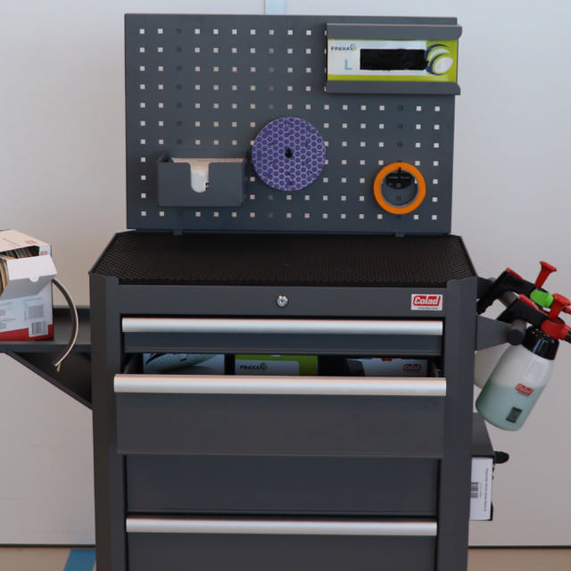 Geperforeerd Achterpaneel - Gereedschapswagen