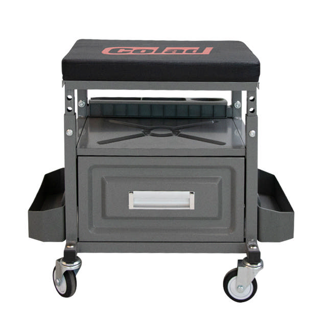 Banqueta móvil con cajón