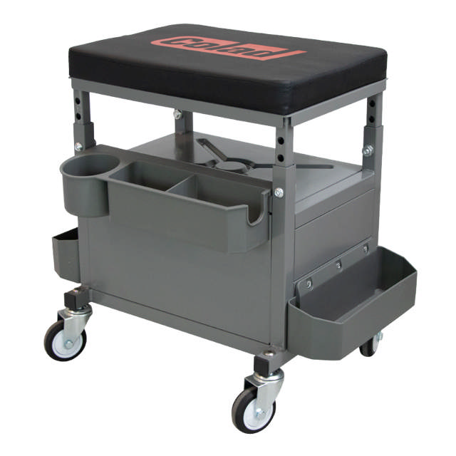 Banqueta móvil con cajón