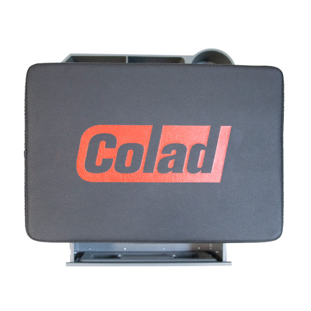 Banqueta móvil con cajón