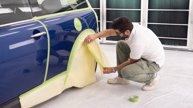 Papel de enmascarar recubierto