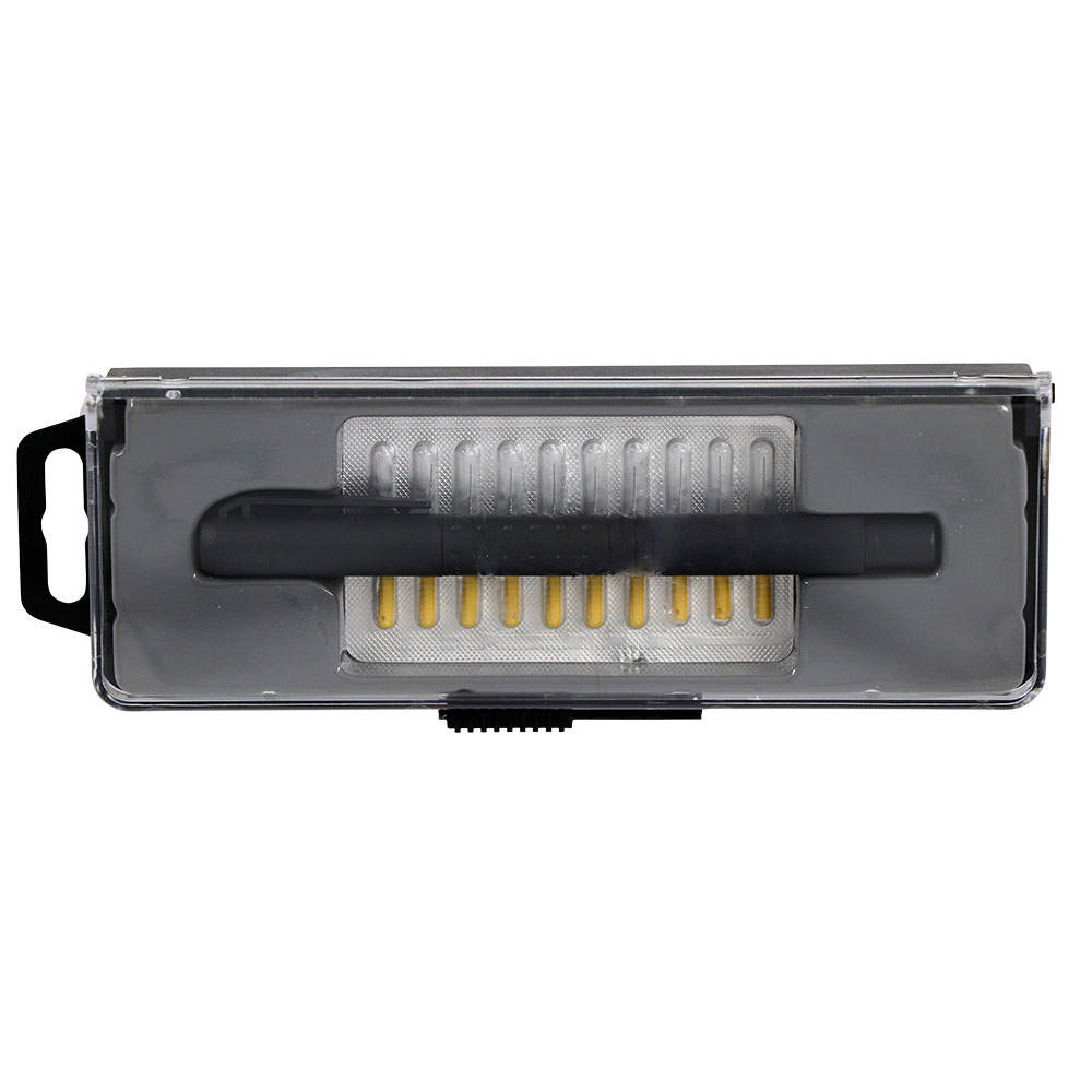 Juego de agujas quita motas