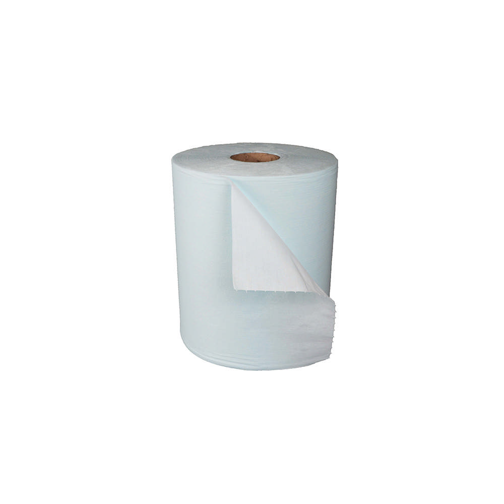 Bayetas desengrasantes turquesa en rollo