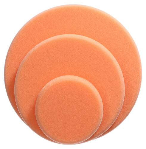 Esponja de pulido color naranja
